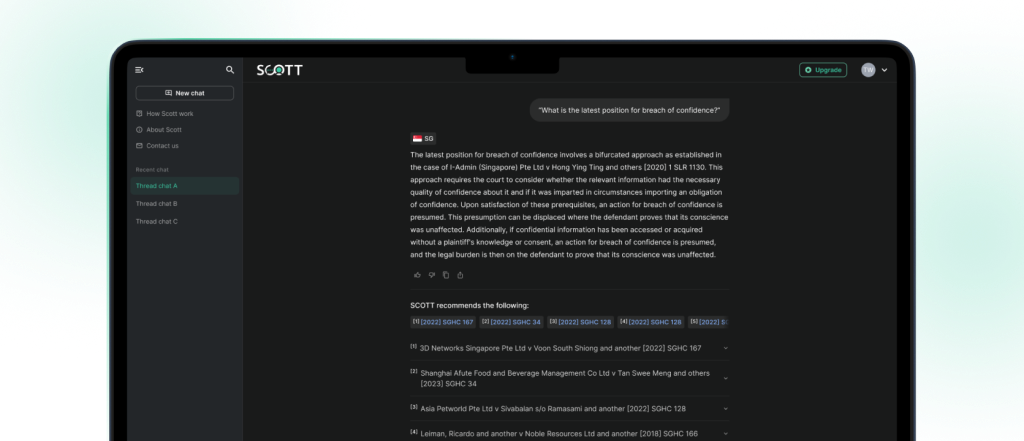 1. SCOTT does the heavy lifting 2. SCOTT is Fast 3. SCOTT self-learns