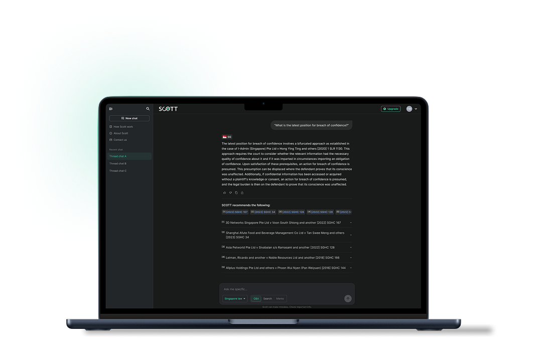 1. SCOTT does the heavy lifting 2. SCOTT is Fast 3. SCOTT self-learns